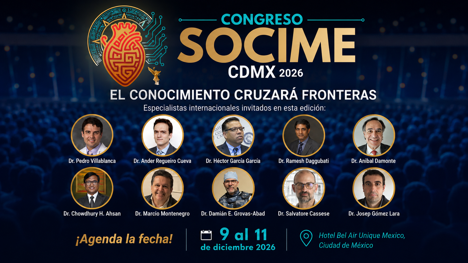 Congreso SOCIME CDMX 2026: el conocimiento cruzará fronteras en la cardiología intervencionista